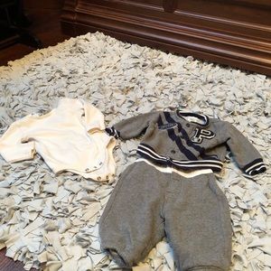 Three piece Polo Ralph Lauren sweat set